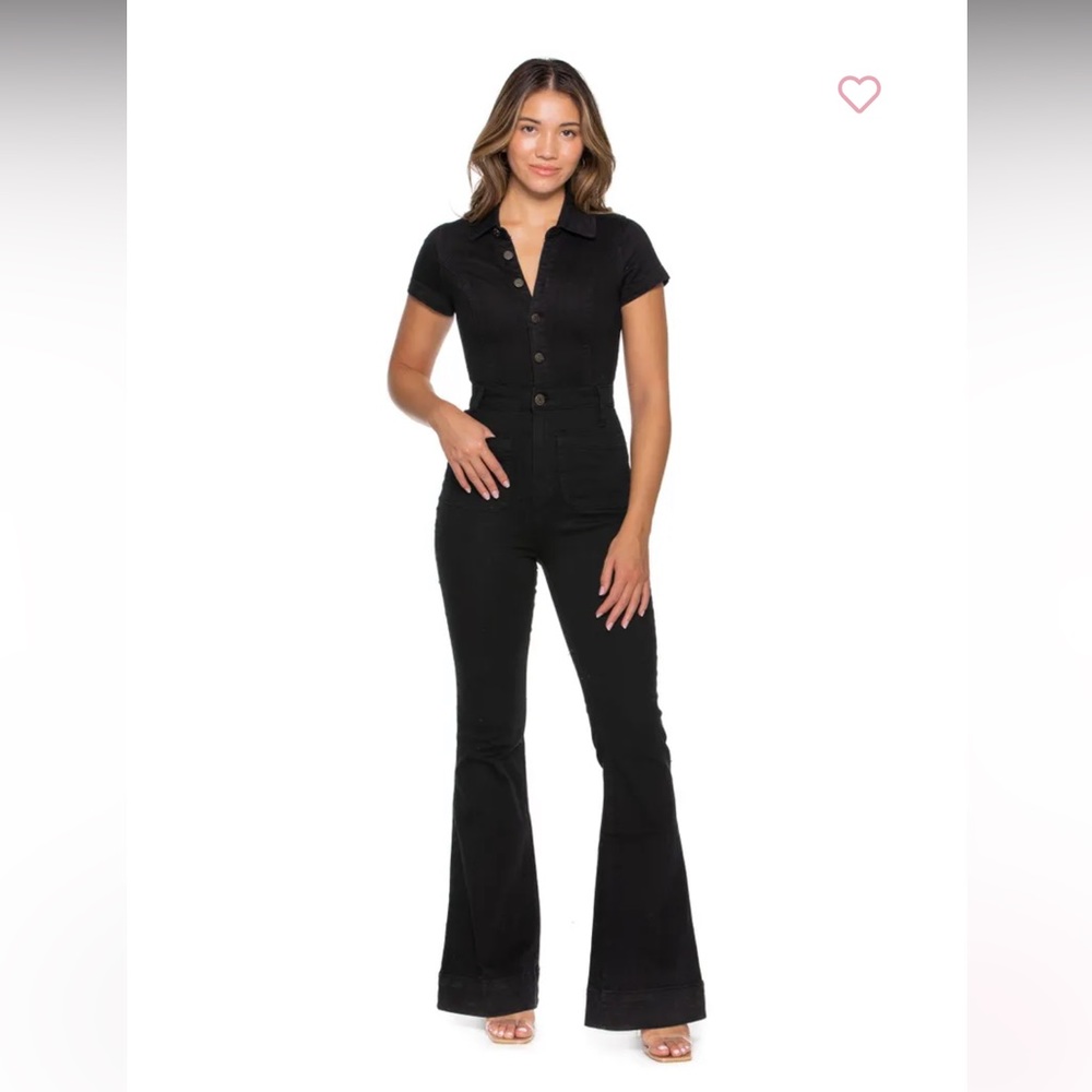 Show Me Your Mumu Black Everhartt Jumpsuit - M